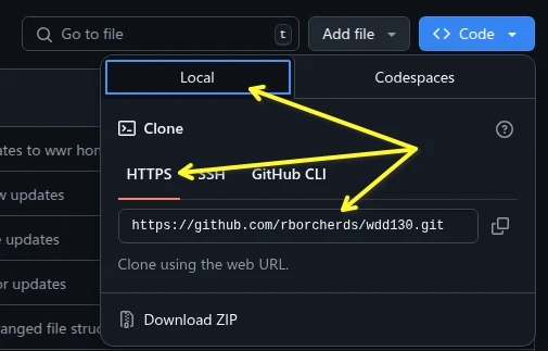 Where to find the new URL