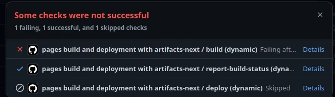 Build Check Dialog