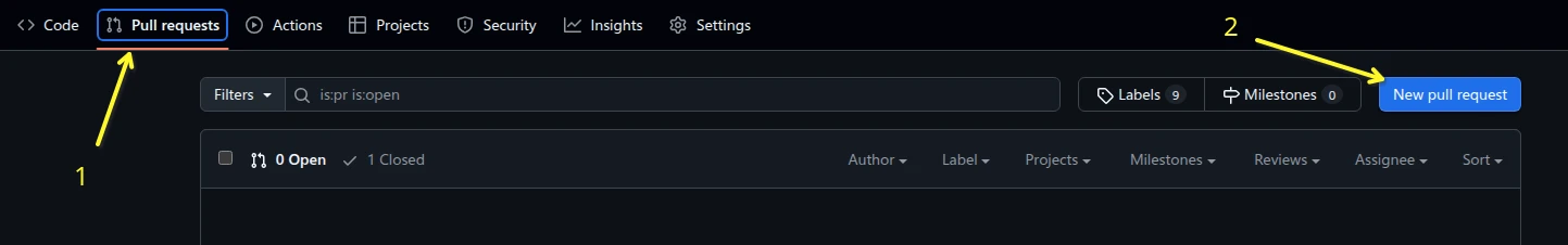 New Pull Request