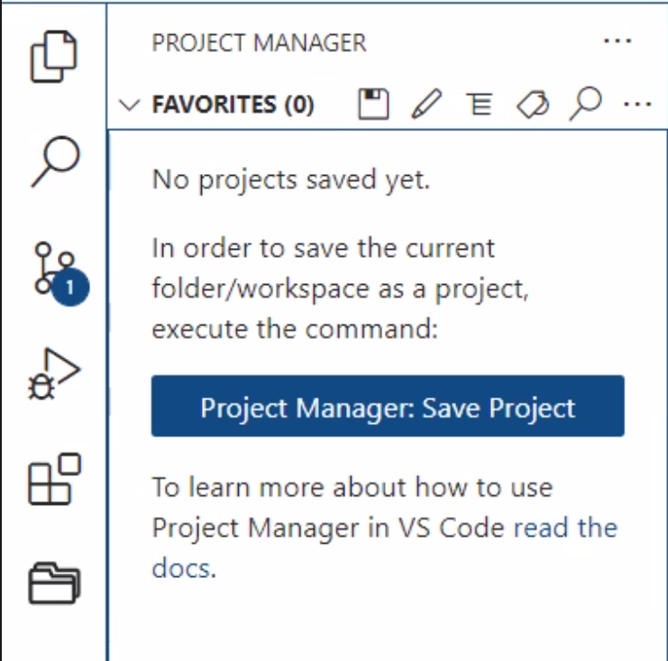 Project Manager 1st Save