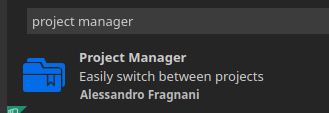 Search Project Manager