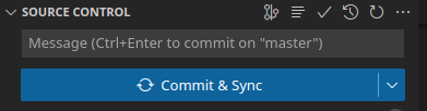 commit sync button