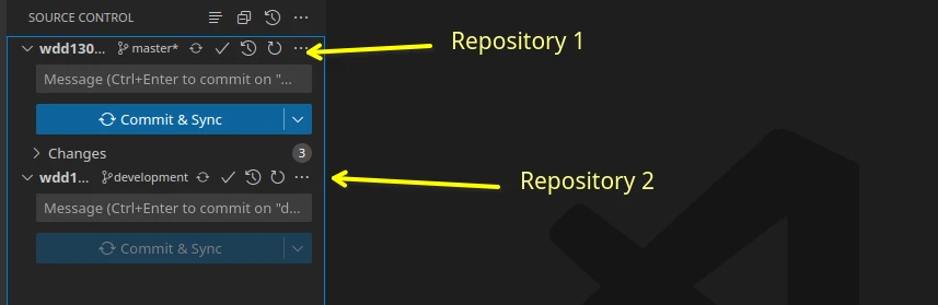 Multiple repositories