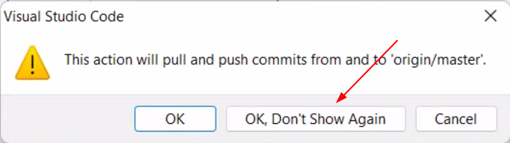 Always Pull Push to branch