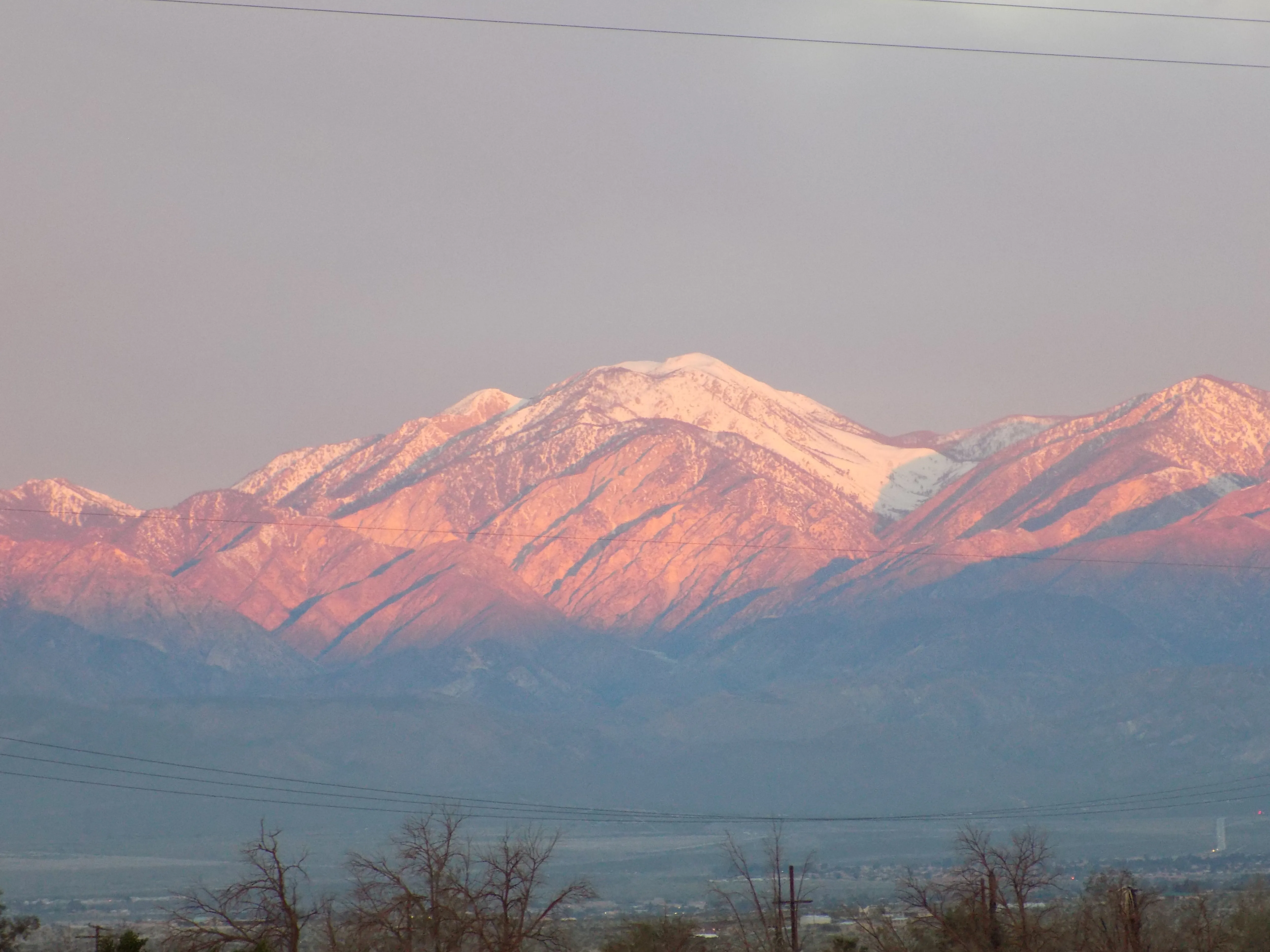 California desert mountains